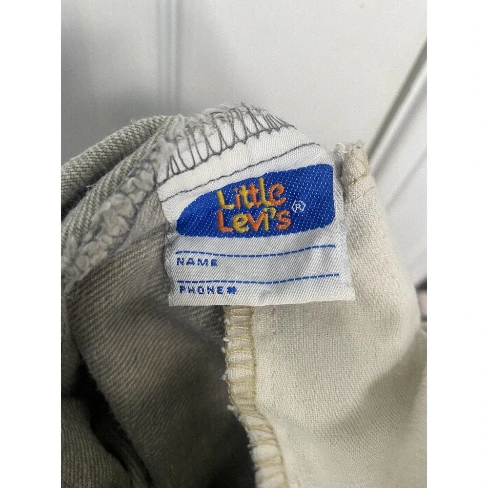 Levis Youth Boys Silver tab Jeans Size 7 Grey Heavily Distressed‎ See Desc